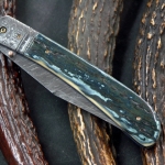 Don Hanson III Blue Mammoth Folder closed reverse